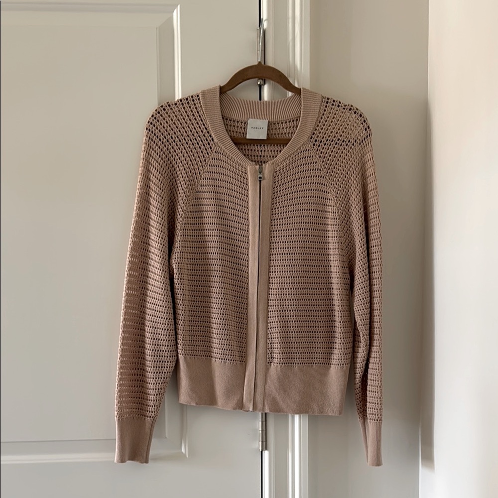 Varley Tan Women's Sweater Cardigan